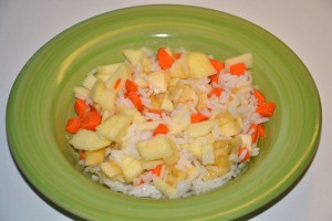 Salát s jasmínovou rýží